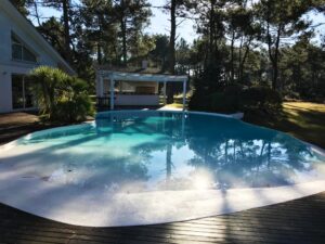 Rénovation piscine forme libre