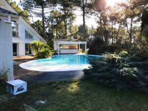 Rénovation piscine forme libre