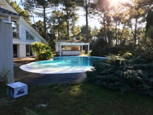 Rénovation piscine forme libre