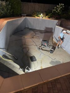 Rénovation piscine avec changement liner & skimer